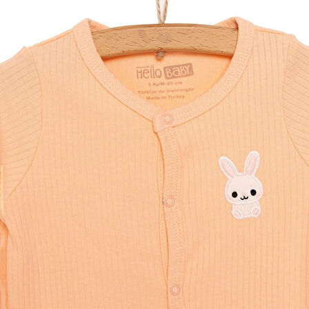 HelloBaby Yenidoğan Kız Patikli Tulum Kız Bebek