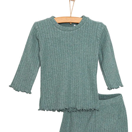 HelloBaby Kaşkorse Uzun Kol Pijama Takımı Kız Bebek