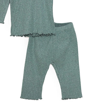 HelloBaby Kaşkorse Uzun Kol Pijama Takımı Kız Bebek