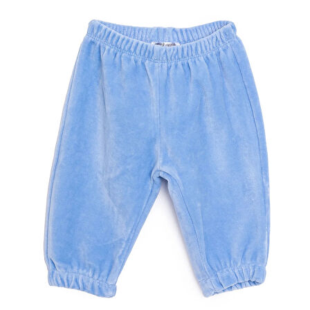 HelloBaby Basic Lastikli Kadife Eşofman Alt Erkek Bebek