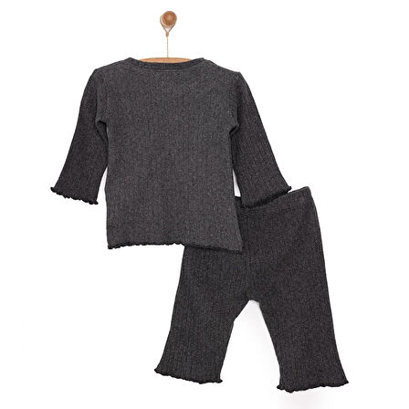 HelloBaby Kaşkorse Uzun Kol Pijama Takımı Kız Bebek