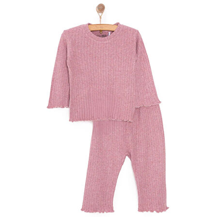 HelloBaby Kaşkorse Uzun Kol Pijama Takımı Kız Bebek