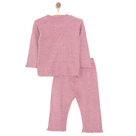 HelloBaby Kaşkorse Uzun Kol Pijama Takımı Kız Bebek