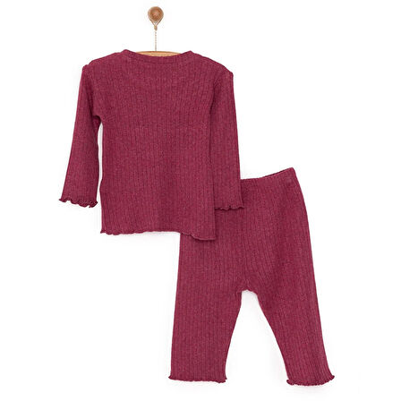HelloBaby Kaşkorse Uzun Kol Pijama Takımı Kız Bebek