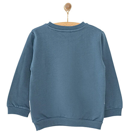 HelloBaby Basic İş Arabaları Baskılı Sweatshirt