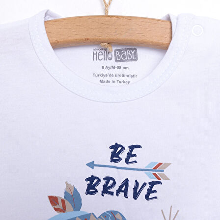 HelloBaby Erkek Kısa Kol Pijama Takımı Erkek Bebek