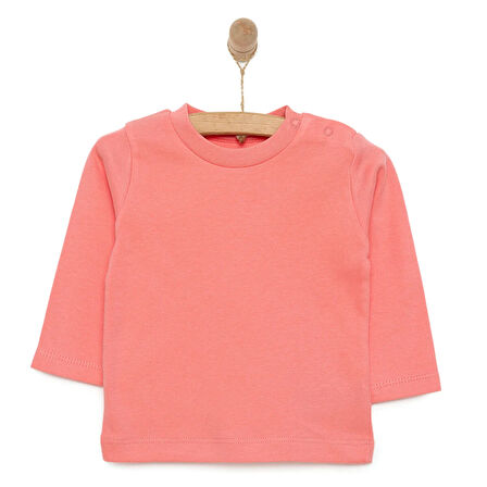 HelloBaby Basic İnterlok  Uzun kol Tshirt Kız Bebek