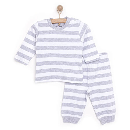 HelloBaby Yenidoğan Çizgili Tshirt-Tayt 2li Takım Unisex