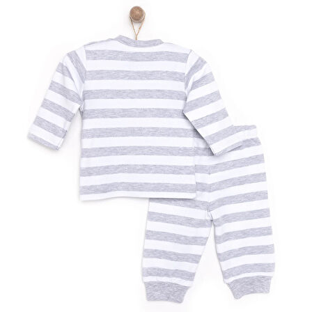 HelloBaby Yenidoğan Çizgili Tshirt-Tayt 2li Takım Unisex