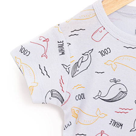 HelloBaby Erkek Kısa Kol Body Erkek Bebek