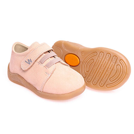 BabyWalk Kız Bebek Spor Ayakkabı Suni Deri Pembe