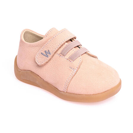 BabyWalk Kız Bebek Spor Ayakkabı Suni Deri Pembe