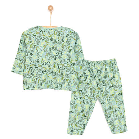 HelloBaby Kaşkorse Karışık Desen Uzun Kol Pijama Takımı