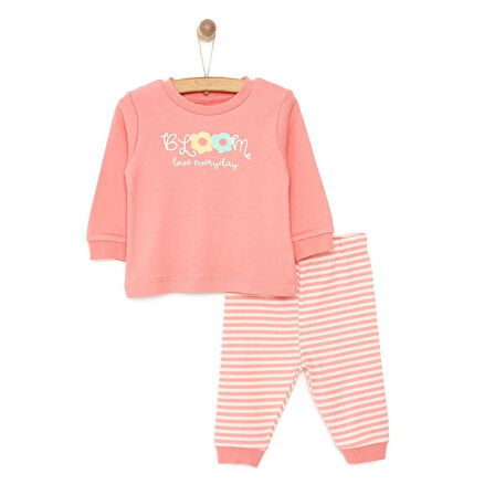 HelloBaby Bloom Bisiklet Yaka Pijama Takımı