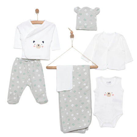 HelloBaby Yenidoğan Erkek Hug Me Bear 10lu Hastane Çıkışı Erkek Bebek