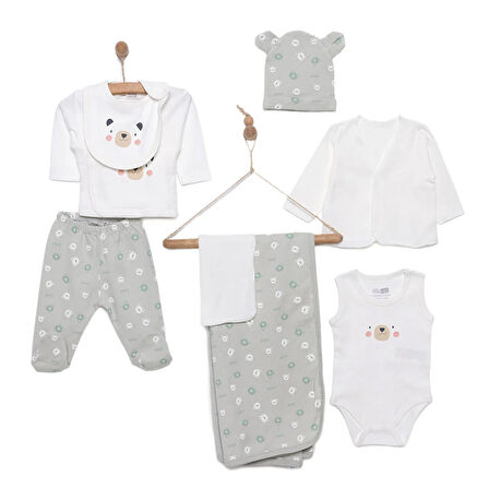 HelloBaby Yenidoğan Erkek Hug Me Bear 10lu Hastane Çıkışı Erkek Bebek