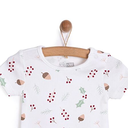 HelloBaby Unisex Kısa Kol Body Unisex