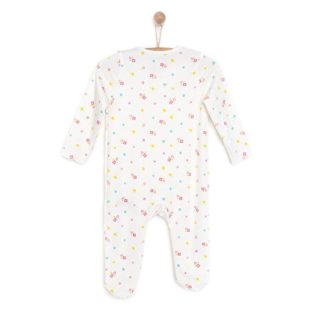HelloBaby Yenidoğan Kız  Patikli Tulum Kız Bebek