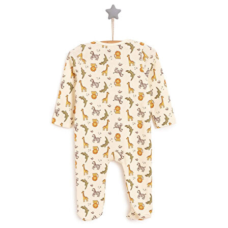 HelloBaby Yenidoğan Erkek  Patikli Tulum Erkek Bebek