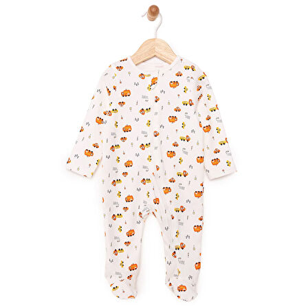 HelloBaby Yenidoğan Erkek  Patikli Tulum Erkek Bebek