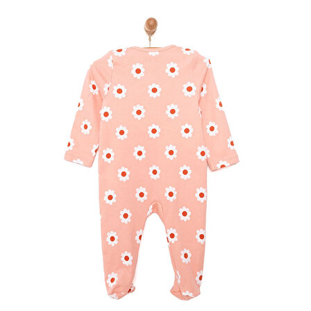 HelloBaby Yenidoğan Kız  Patikli Tulum Kız Bebek