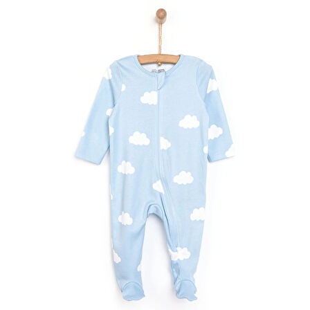 HelloBaby Yenidoğan Erkek  Patikli Tulum Erkek Bebek