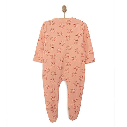 HelloBaby Yenidoğan Kız  Patikli Tulum Kız Bebek