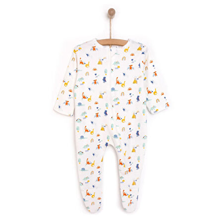 HelloBaby Yenidoğan Erkek  Patikli Tulum Erkek Bebek
