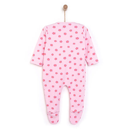 HelloBaby Yenidoğan Kız  Patikli Tulum Kız Bebek