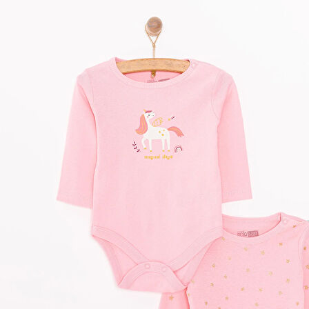 HelloBaby Kız 2li Uzun Kol Body Kız Bebek