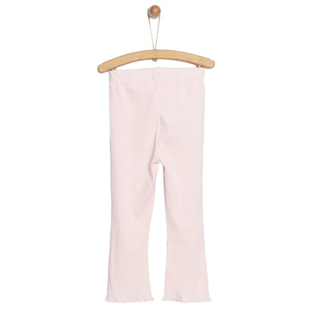 HelloBaby Kız Bebek Basic Tayt İspanyol Paça Açık Pembe