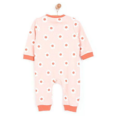 HelloBaby Fermuarlı Patiksiz Tulum Kız Bebek