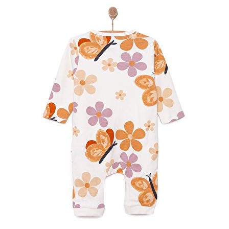 HelloBaby Fermuarlı Patiksiz Tulum Kız Bebek