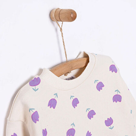 HelloBaby Tulip Kız Sweatshirt Kız Bebek