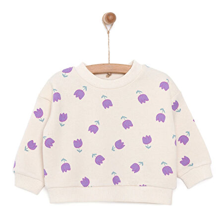 HelloBaby Tulip Kız Sweatshirt Kız Bebek