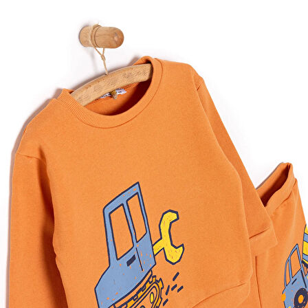 HelloBaby Vehicles Line Erkek Eşofman Takımı Erkek Bebek