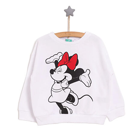 Disney Minnie Mouse Kız Sweatshirt Kız Bebek