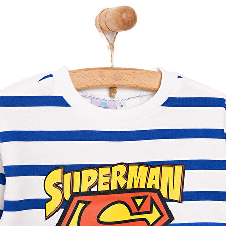 Batman ve Superman-Warner Bros Batman ve Superman - Warner Bros Superman Erkek Sweatshirt Erkek Bebek