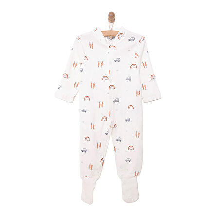 HelloBaby Yenidoğan Erkek Çoraplı Tulum Erkek Bebek