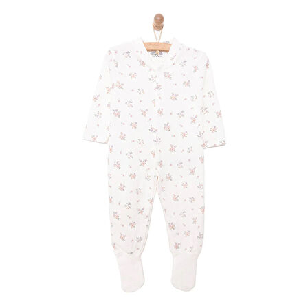 HelloBaby Yenidoğan Kız Çoraplı Tulum Kız Bebek