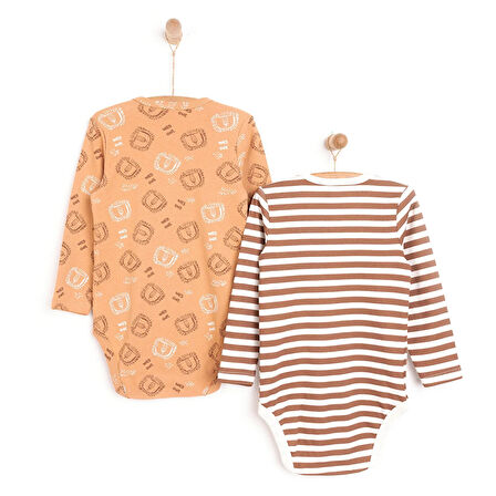 HelloBaby Erkek 2li Uzun Kol Body Erkek Bebek