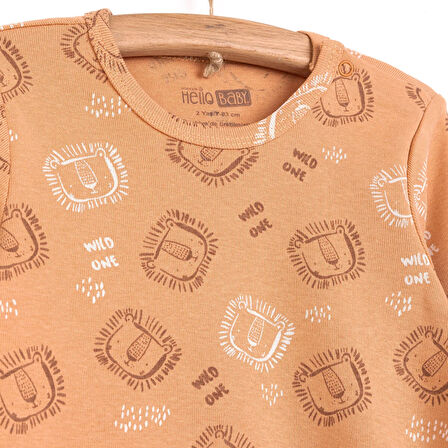 HelloBaby Erkek 2li Uzun Kol Body Erkek Bebek