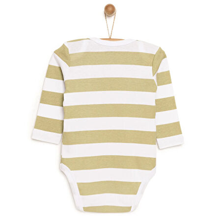 HelloBaby Çizgili Uzun Kol Body Unisex