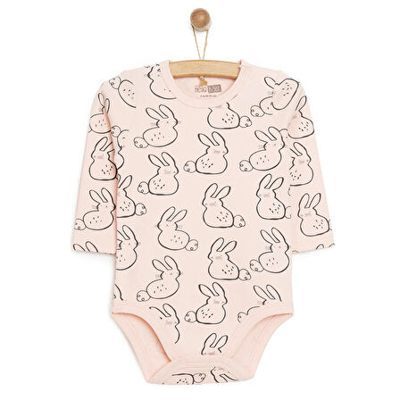 HelloBaby Kız Uzun Kol Body Kız Bebek