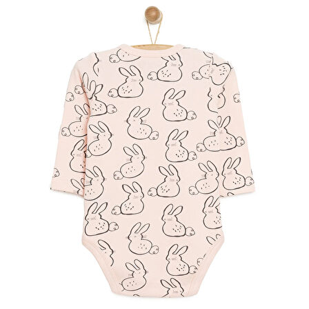 HelloBaby Kız Uzun Kol Body Kız Bebek