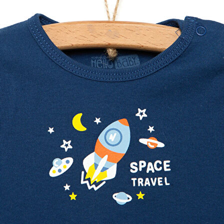 HelloBaby Erkek Uzun Kol Body Erkek Bebek