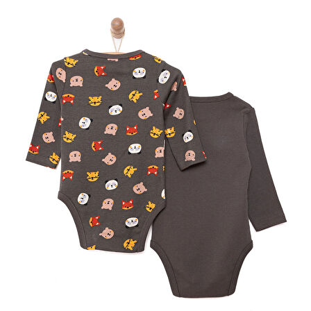 HelloBaby Erkek 2li Uzun Kol Body Erkek Bebek