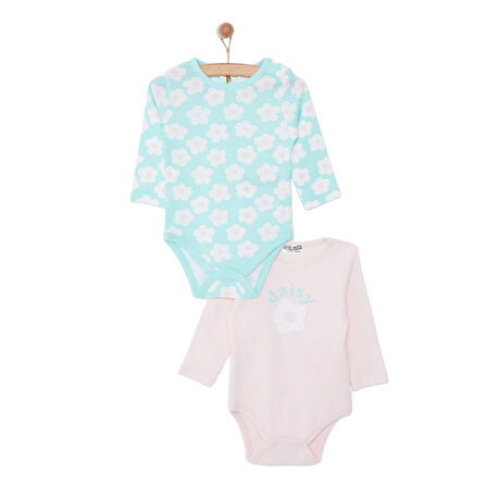 HelloBaby Kız 2li Uzun Kol Body Kız Bebek