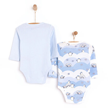 HelloBaby Erkek 2li Uzun Kol Body Erkek Bebek