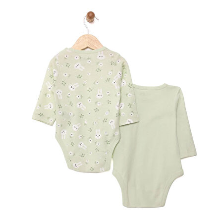 HelloBaby Kız 2li Uzun Kol Body Kız Bebek